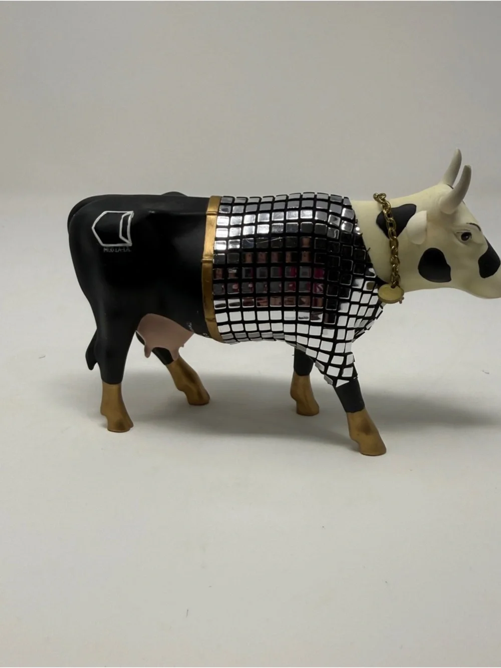 NWT Cow Parade Retired Disco Cow Figurine #9134